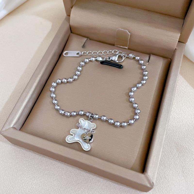 Furnace Real Gold Zircon Hip-Hop Bracelet Gold Fashion Temperament Korean Version Simple Luxury Niche