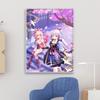 Anime Desen Animat Joc Genshin Impact Pictură pe Pânză Imprimare Artă de Perete Poster cu Personaj Imagine Decorațiuni pentru Casă Cameră Copii Murală