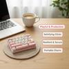 Tastiera Meccanica Decompressione 26 Tasti Carina Creativa Fidget Giocattolo Sensoriale per Casa Scuola Sollievo dallo Stress