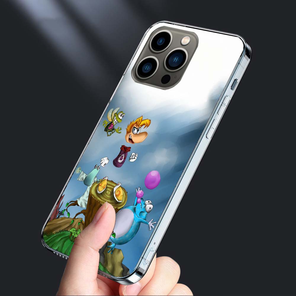 Custodia per Telefono Gioco Rayman Legends Per Iphone 16E 15 Pro 14 Plus 17E 16 17 Pro Max Air 11 12 13 Mini Antiurto Capa Cover Carina T