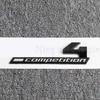 Giossy Black 3D ABS COMPETITION ABS Emblem Thunder Edition For BMW M1 M2 M3 M4 M5 M6 M7 M8 Car Trunk Badge Sticker tv2
