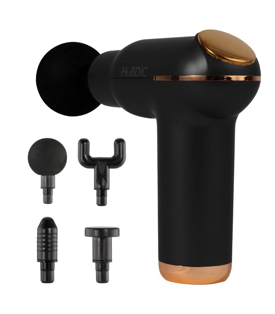 Hubdic Heat Myofascial Release 5 Levels of Powerful Muscle Handy Light and Easy To Comes with 4 Types of Perfect As a Black Gun, Heat, Vibration,