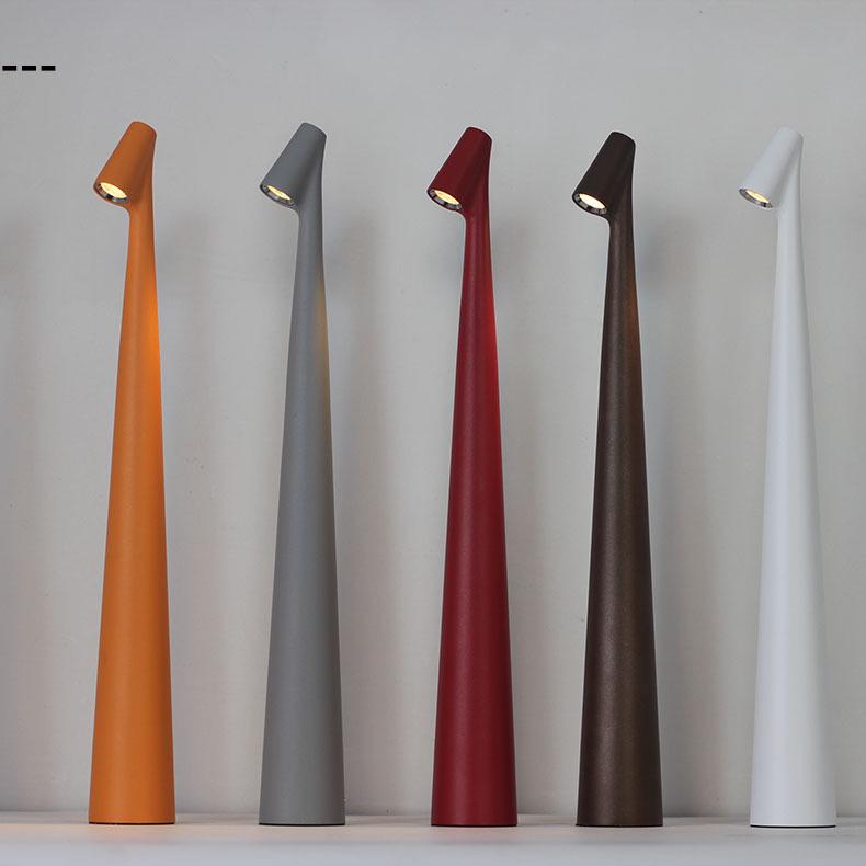 Designer Style Tall Desk Lamp: Modern Minimalist Ambient Light for Bedside or Reading