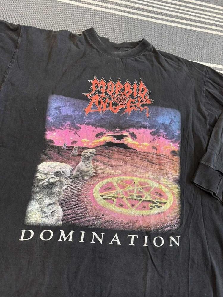 Новая футболка Morbid Angel Domination Подарок для фанатов Мужская Все размеры LW95 Унисекс M
