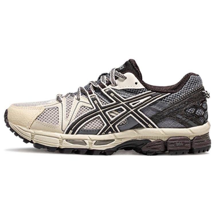 Asics Gel-Kahana 8 Comfortable Versatile Fabric Synthetic Leather Low-Top Trail Running Shoes Women Sneaker Gray 1012B695-020