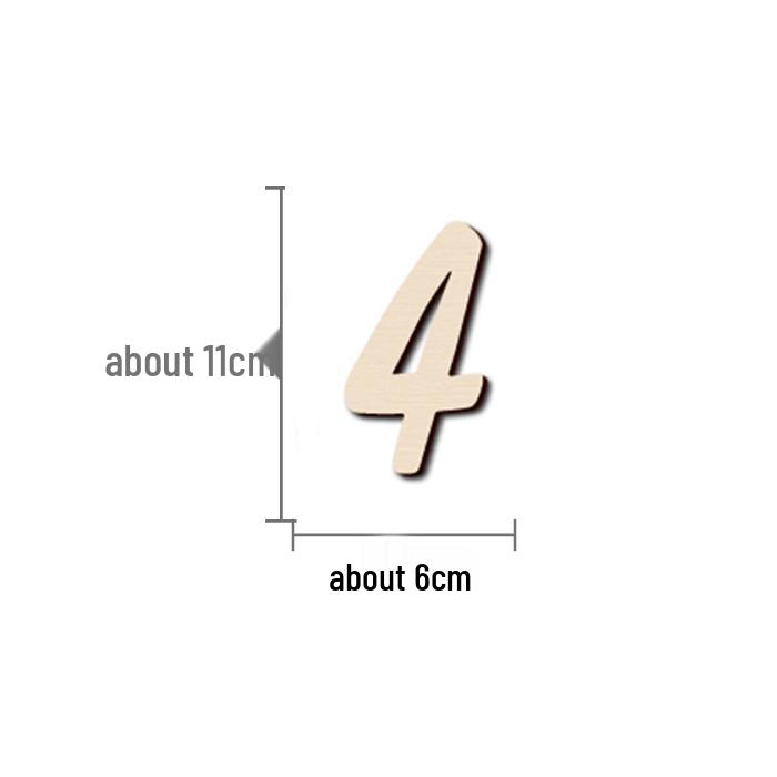 Nordic Baby Milestone Wooden Sign: 1st Year, Full Moon, 100 Days Birthday Photo Props