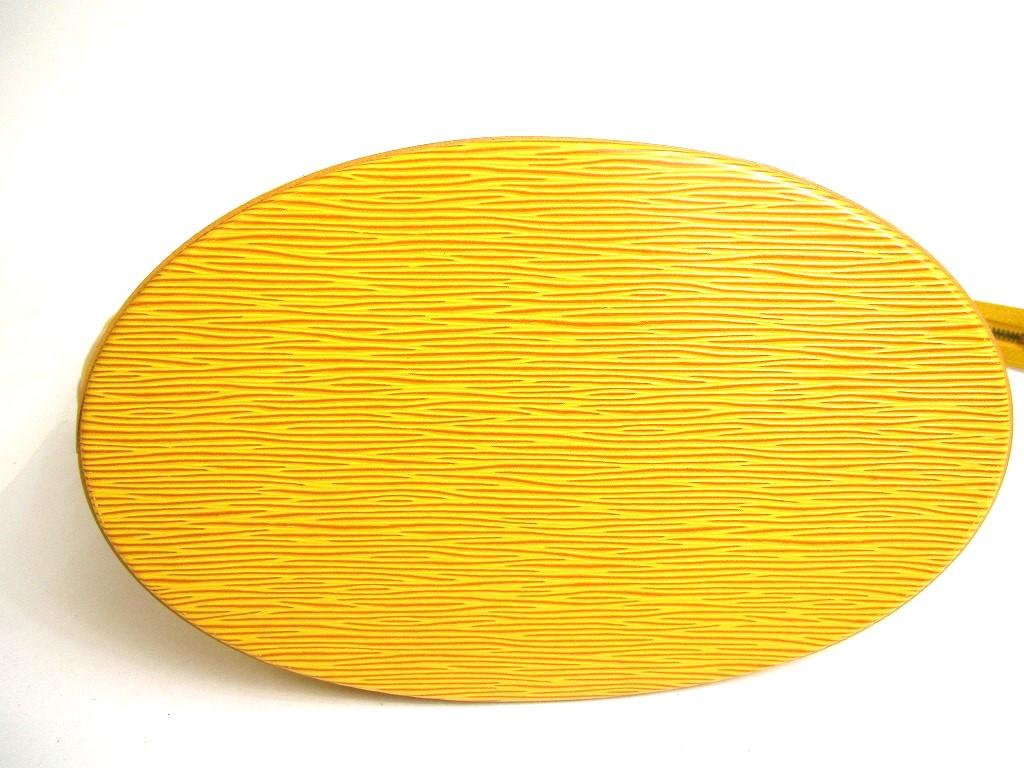 Authentische LOUIS VUITTON Epi Leder Gelbe Tragetasche Shopper Tasche Saint Jacques Groß #a412 Überholt