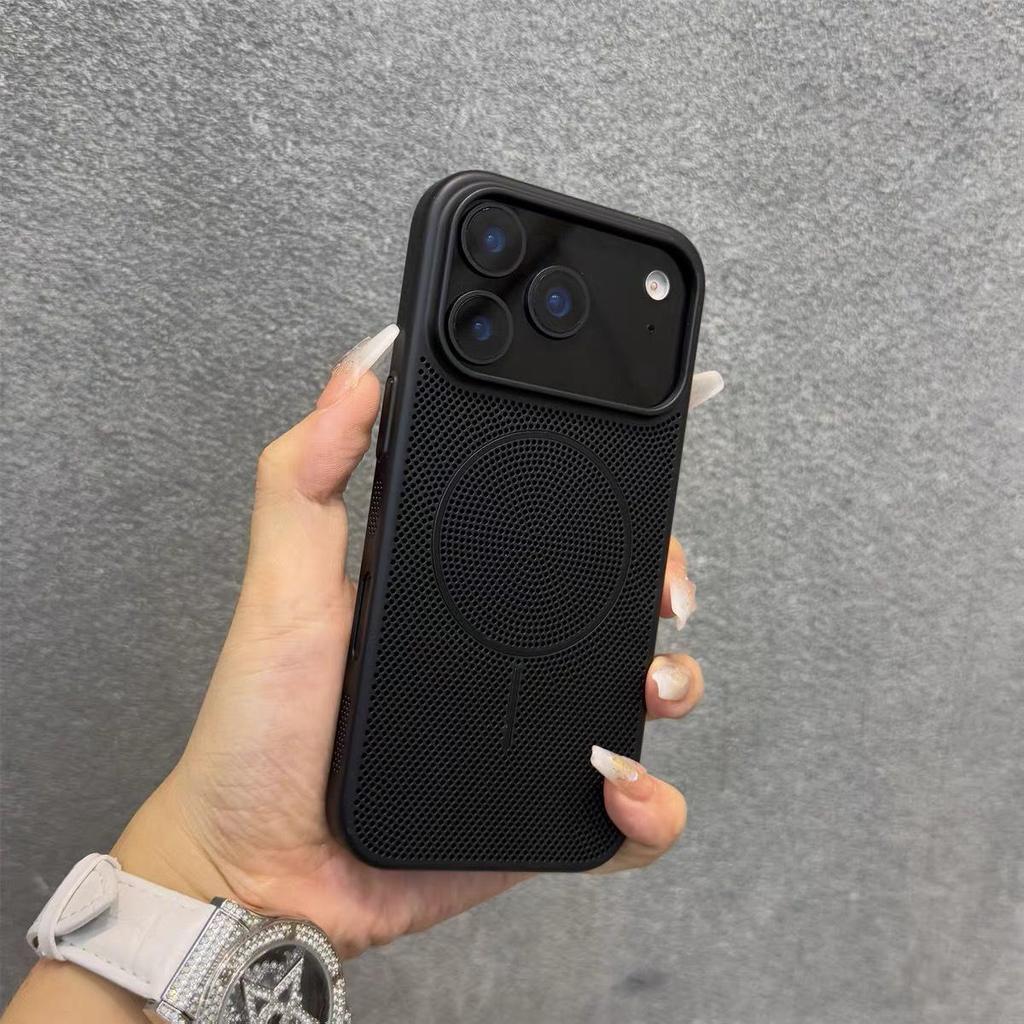 IPhone 17 Pro Max Mattes Magnetisches Case mit Wabenförmiger Wärmeableitung