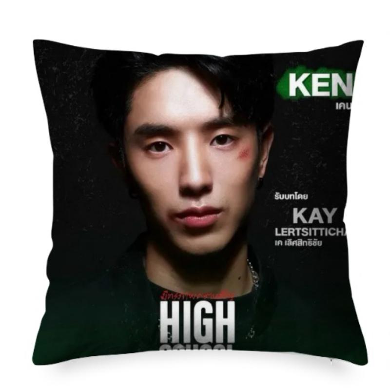 Skynani Nani Hirunkit Sky Wongravee Double-Sided Printing Pillowcase Thai Tv High School Frenemy Drama Stills Home Cushion Cover