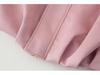 Spring 2025 Women's Fashion European and American Style Suede Short Turn-Down Collar Jacket