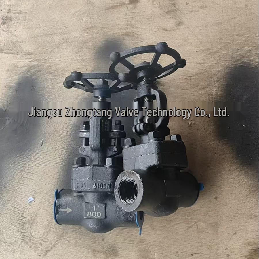Z11H-800LBC A105N Forged Steel High Temp Threaded Gate Valve (G/Rc/NPT) with Manual Switch.