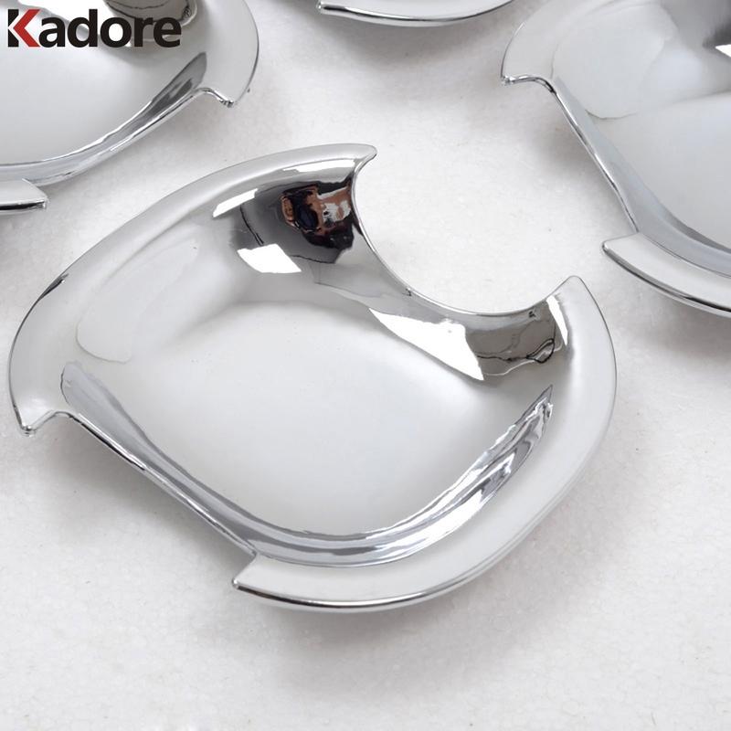 Side Door Handle Bowl Cover Trim For Toyota Camry XV50 2012 2013 2014 2015 Chrome Car Exterior Handles Cup Frame Accessories
