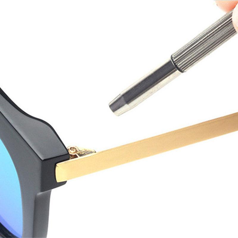 Eyeglass Screwdriver Portable Stainless Steel Keychain Screwdriver Sunglasses Watch Screwdriver 3 In 1 Repair Kit Tools