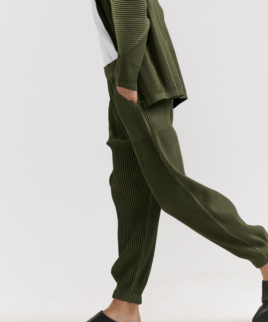 Akebteu Pt10X Pleated Jogger Pants [Khaki]