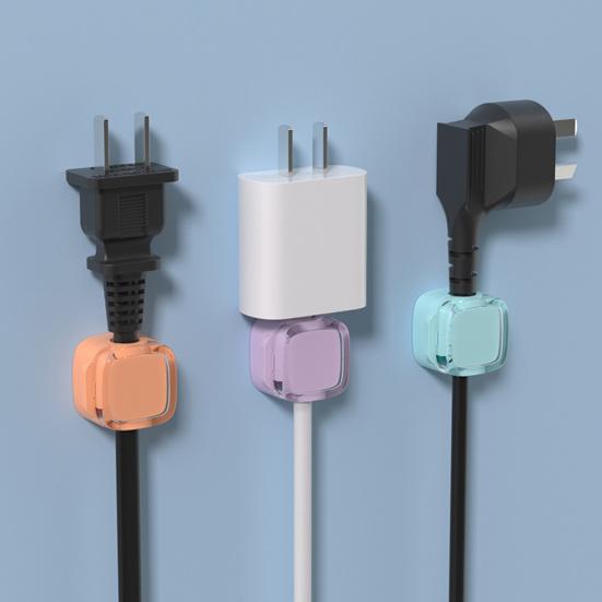 3/6Pcs Magnetic Cord Holder Adhesive Home Office Nightstand Desk Cable Organizer Wire Management Clip Phone Charging Cord Keeper
