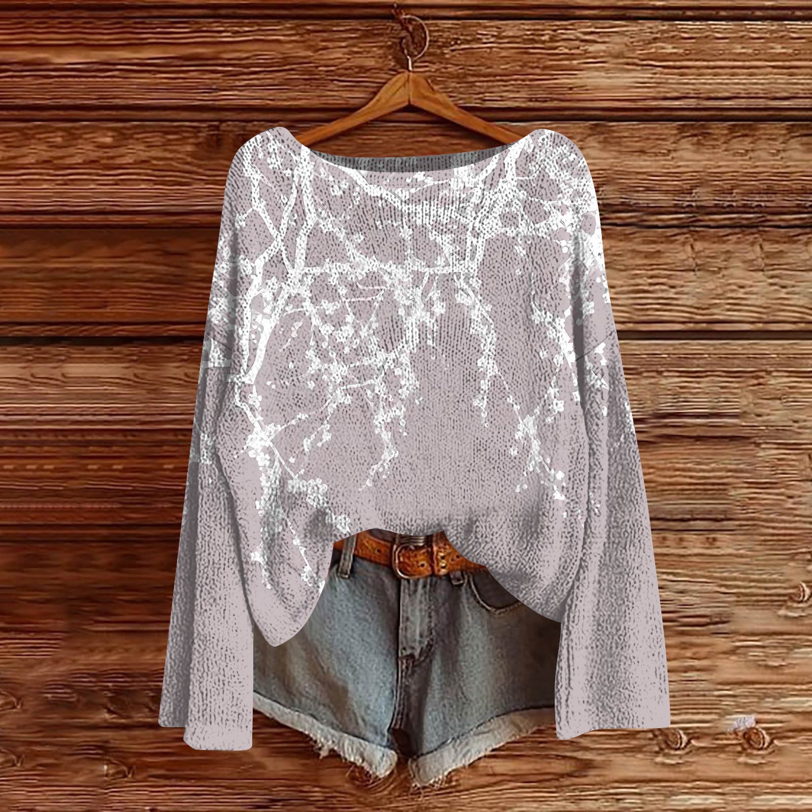 

Женский модный винтажный легкий свитер, повседневный трикотажный пуловер с длинным рукавом XXL белый