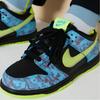 Nike Kids' Dunk Low SE Black Baltic Blue Volt DV1695-900