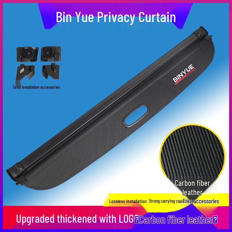 Cargo Cover and Trunk Partition for 24 Geely Models: Boyue L, Atlas, X Bin Yue, Vision X6, Haoyue PRO