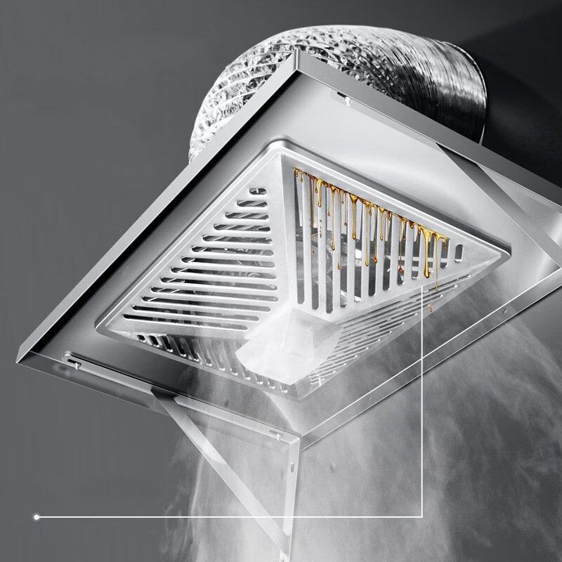 Ventilator de evacuare pentru hotă Shengbai, supradimensionat, din oțel inoxidabil