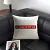Food C-Chipotles Cushion Cover Summer Breathable Linen Organic Fabric Double-Sided Printing Sofa Pillow Case Home Decor