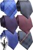 [eziu] Necktie [with Hanger & Laundry Net] Business Style Men's Necktie, 12 Designs To Choose From, 6-piece  12-piece Set (6-piece Set C (with Hanger