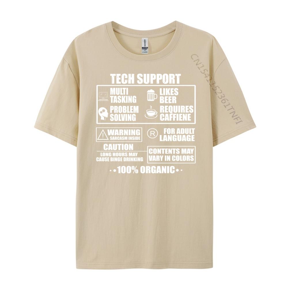 Vtipné oblečení pro technickou podporu Sysadmin Počítačový geek Vtip Pánské značkové oblečení Módní a trendy trička Vtipné