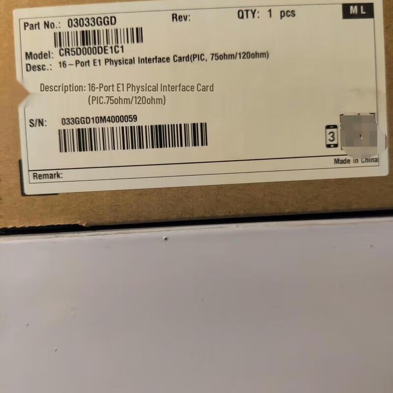 Huawei CR5D000DE1C1 E1 Physical Interface Card