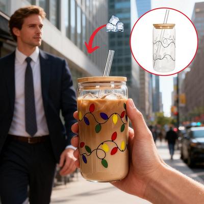 Kubek świąteczny zmieniający kolor Kubek do kawy wielokrotnego użytku Kubki świąteczne zmieniające kolor z pokrywkami na cappuccino herbatę latte mleko napoje gazowane