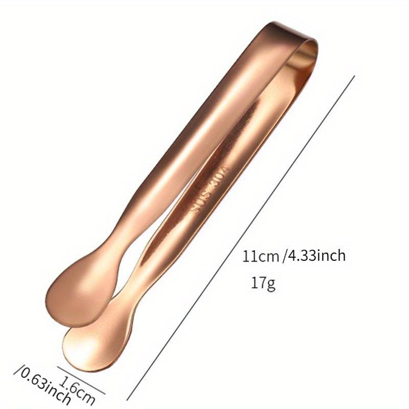 304 Stainless Steel Clip Ice Tong Bread Food BBQ Clip Barbecue Clip Cube Sugar Ice Tongs Tool Bar Kitchen Utensils