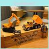 Adorable Alloy Construction Vehicle Keychain For Backpacks And Gifts