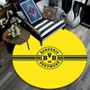 Borussia Dortmund2,Runder Teppich,Teppich für Wohnzimmer Schlafzimmer Sofa Spielzimmer Dekor,Rutschfeste Bodenmatte