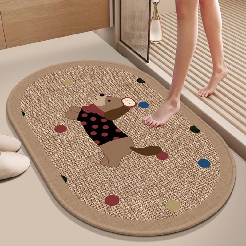 

Діатомітова земля Нековзкий килимок для ванної кімнати 40*60cm