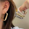 Square-shaped Women's Minimalist and Fashionable Niche Design with Large Ear Loops
