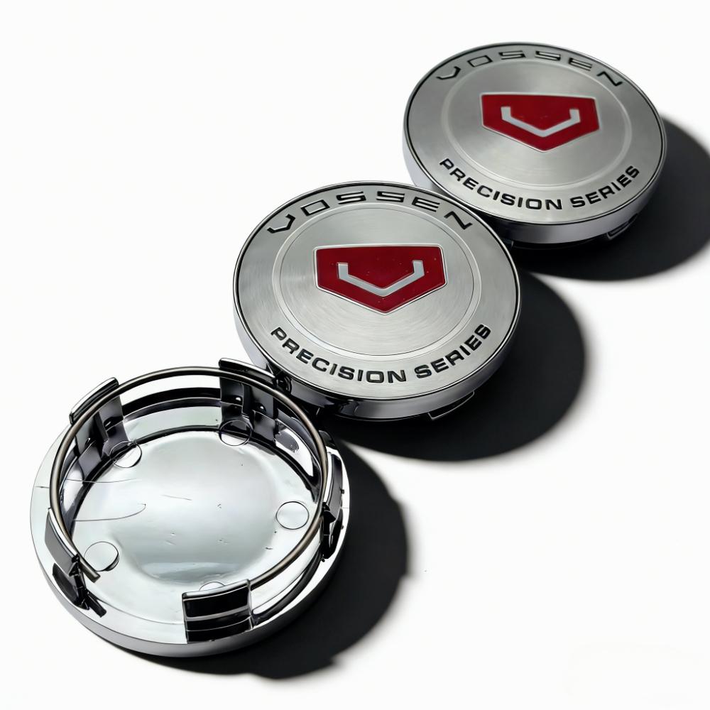 4pcs Vossen Logo Emblem Badge Car Wheel Center Caps O.D 58MM 54MM Wheels Hub Cap Rim Hubcaps Dust Cover Replace Car Accessories