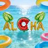 Hawaii-Party-Ballonset in Farben von Palmenblatt, Ananas und Buchstaben. Für Sommerversammlungen, Geburtstagszimmerdekoration