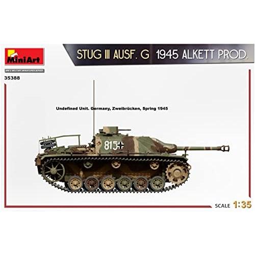 Miniart 1/35 scale German Sturmgesch?tz III Ausf. G, 1945, Alkett Plastic Model Kit MA35388