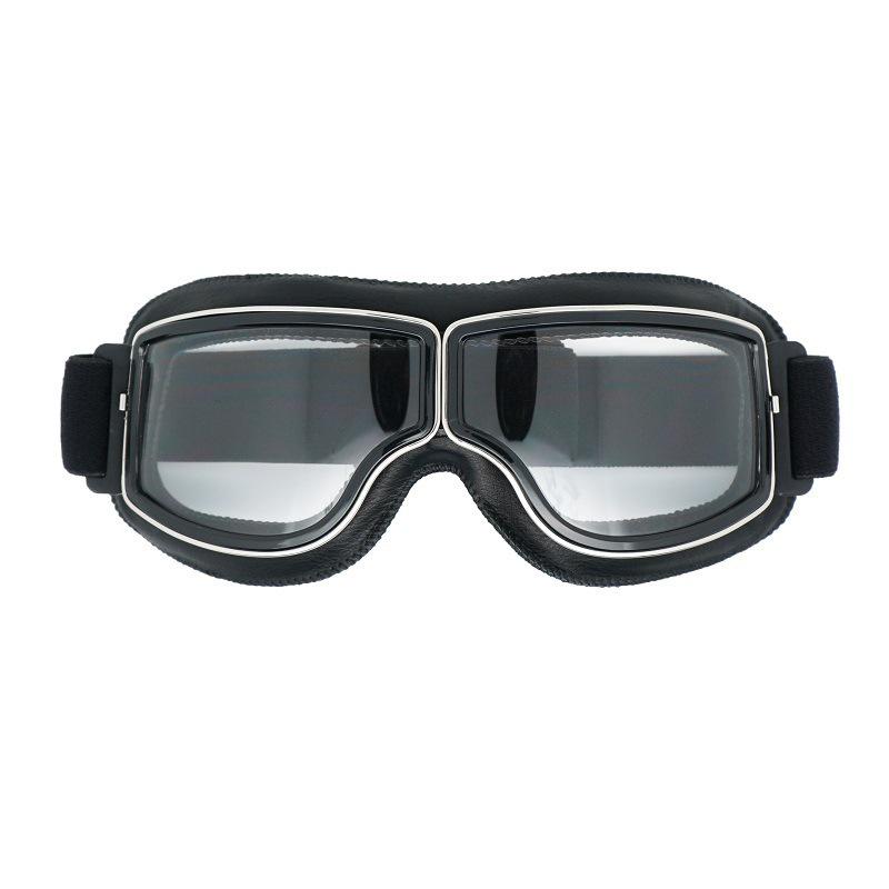 Trendy Retro Harley-Style Windproof Motorcycle Goggles with Sun Protection