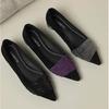 Fashion 2025 New Pointed Toe Shallow Mouth Square Heel Small Suede Shoes Women's Elegant Fashion High Heels Dress Shoes Zapatos Mujer