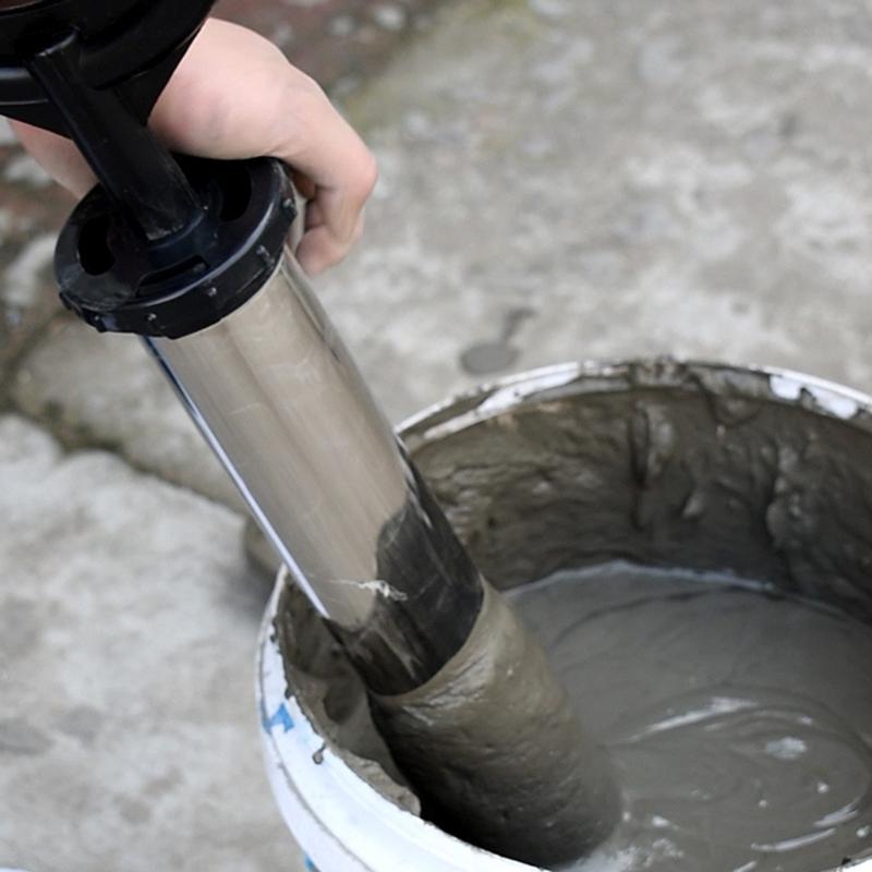 Practical Sturdy Stainless Steel Hand Caulking Tool Set with Multiple Nozzles Accessory for Efficient Grout Application