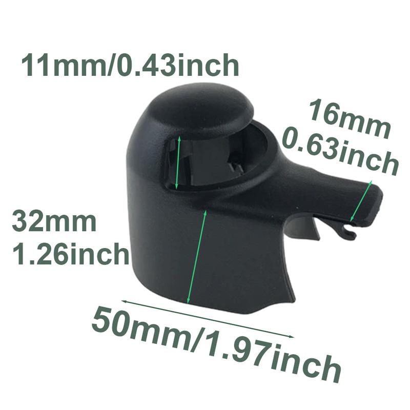 1K8955435 Car Rear Windshield Windscreen Wiper Washer Arm Nut Cover Cap For VW Multivan Transporter Caravelle T6 2016-2024