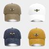Cotton Bees Embroidered Baseball Cap With Sun Protection For Outdoor Activities