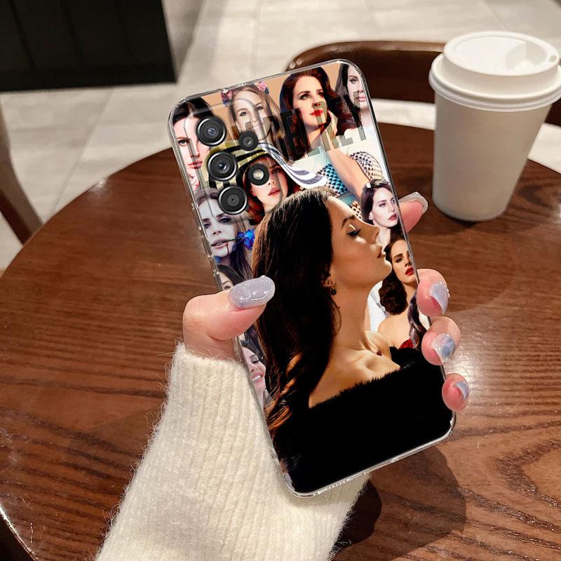 Lana Del Rey Sexy Model For Samsung Galaxy A55 Case A54 A52 A53 5G A15 A14 A13 A23 A51 A34 A35 A33 A32 A72 A71 Clear Phone Cover