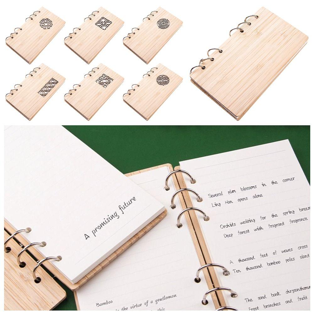

Chinese style Bamboo Notebooks A6 Daily Weekly Planner New Journal Book