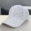 Adjustable Embroidered Flower Baseball Hat Breathable Visors Cap Fashion Lace Baseball Cap  Women