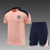 Chelsea Training Jersey Long Sleeve Half-Zip Soccer Shirt Adults Kids Camo Print Breathable Modal Fabric