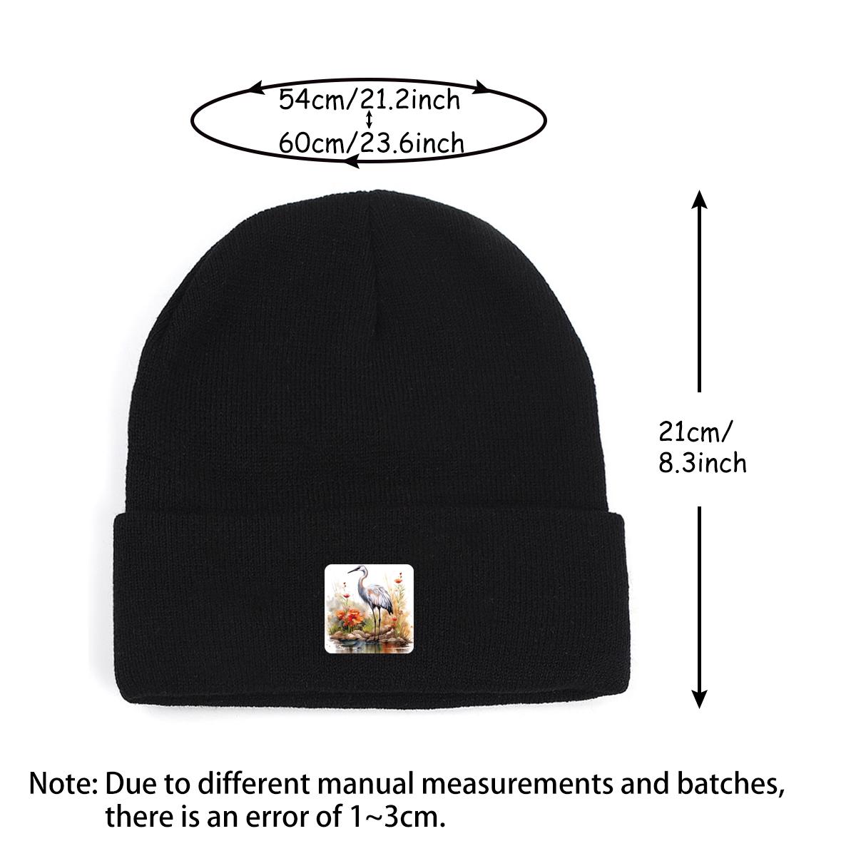 Шапка бини Crane Rill зимняя вязаная — фото 5