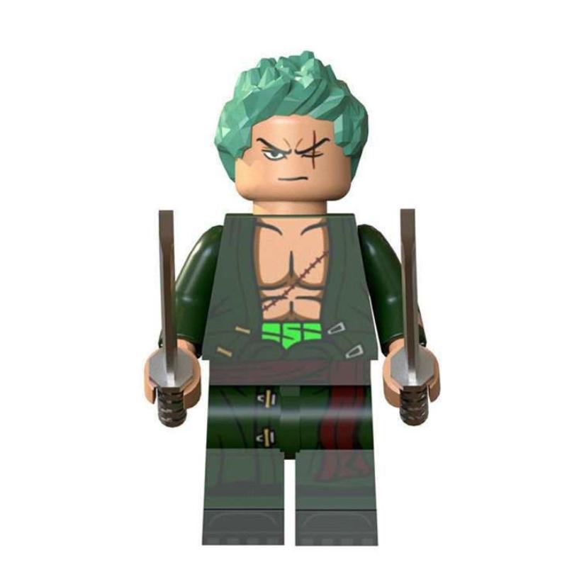Set aus 15 One Piece Piraten-Bausteinen Chopper Luffy Zoro Robin Franky und mehr!
