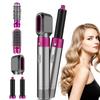 Five-In-One Hot Air Comb Automatic Curling Stick Curly Straight Dual-Purpose Hair Styling Comb Electric Hair Dryer