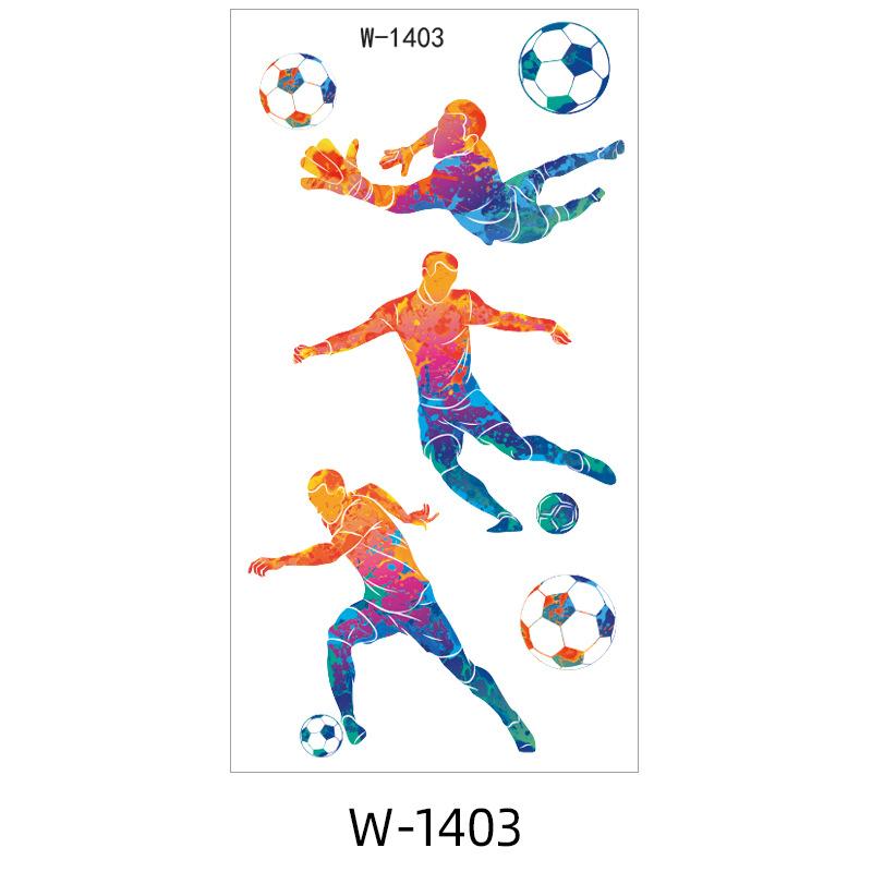 Tattoo Sticker Waterproof World Cup Football Sports Children'S Cartoon Cute Temporary Tattoo Sticker