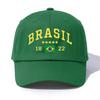 Unisex Brezilya Bayrağı Baskılı Bucket Şapka Çift Taraflı Retro Balıkçı Şapkası Birden Fazla Retro Renkte Mevcut Dış Mekan Güneş Koruyucu Şapka